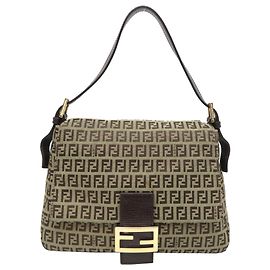 Borsa a tracolla da donna Fendi Zucchino