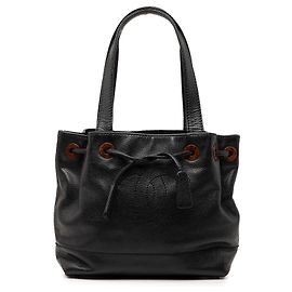 Tote Chanel Black CC Caviar con coulisse