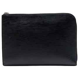 Pochette Jour PM in pelle Epi nera Louis Vuitton