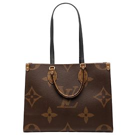 Louis Vuitton Marrone Monogram Reverse Giant OnTheGo MM