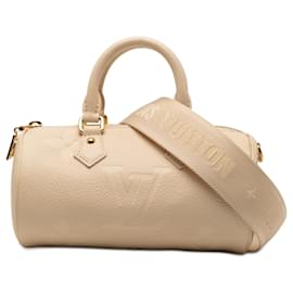 Louis Vuitton Beige Monogram Empreinte Giant Papillon BB