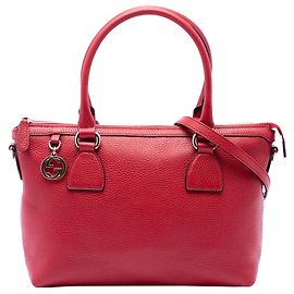 Borsa Gucci Red Dollar Calfskin GG Charm