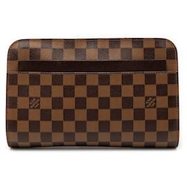 Louis Vuitton Pochette Saint Louis Damier Ebene marrone