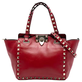 Bolso Valentino Red Mini de piel Rockstud