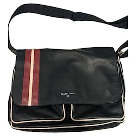 Bally Borsa Messenger in Pelle Nera