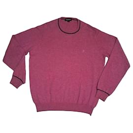 Autre Marque Jeckerson Herren Wollpullover 100% Wolle - Rosa