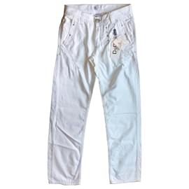 Jeans blancos Dolce & Gabbana Power pierna recta