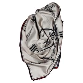 Fendi Selleria Silk and Cashmere Scarf