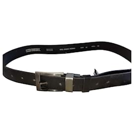 Diesel Putaka Ledergürtel Schwarz - Größe 95