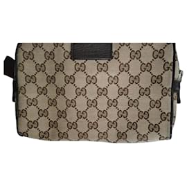 Marsupio Gucci GG Supreme Monogram marrone e beige
