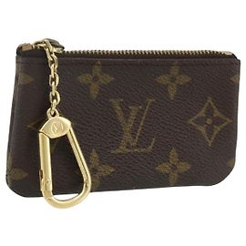 LOUIS VUITTON Monogram Pochette Cles Coin Purse M62650 LV Auth 178389A