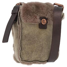 Céline Borsa a Spalla CELINE Mouton Brown Auth 178798A