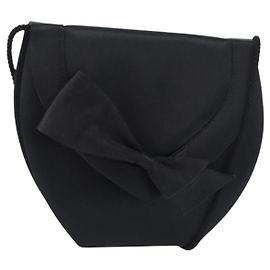Bolsa de Ombro SAINT LAURENT Satin Black Auth 179994