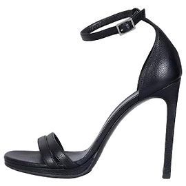 Saint Laurent Tribute Pumps aus schwarzem Leder Größe 37 Gebraucht