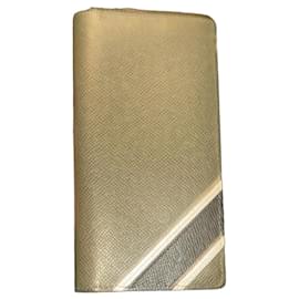 Louis Vuitton Brazza Portafoglio Pelle Grigia