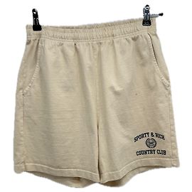 Autre Marque Pantaloncini SPORTY & RICH in cotone beige M