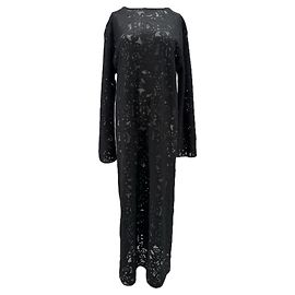 Autre Marque Vestido longo preto LINAGASANOVA