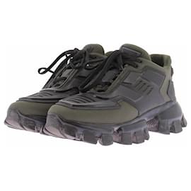 Sneakers Prada kaki in tela taglia 39
