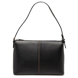 Borsa a tracolla in pelle nera Burberry
