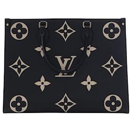 Louis Vuitton Black Bicolor Monogram Empreinte Giant Onthego MM