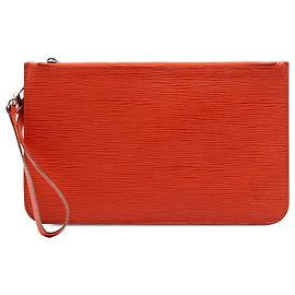 Pochette Louis Vuitton Orange Epi Neverfull