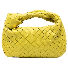 Bottega Veneta Mini Jodie in nappa giallo Intrecciato