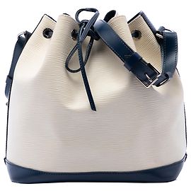 Louis Vuitton Petit Noe in Epi bicolore bianco