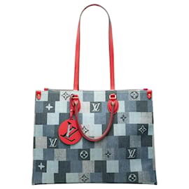 Louis Vuitton Blue Monogram Denim Onthego GM
