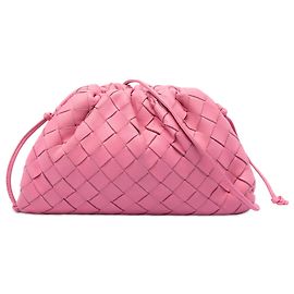 Bottega Veneta Pink Nappa Intrecciato The Mini Pouch Umhängetasche