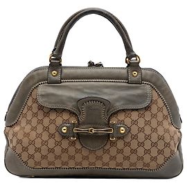 Borsa New Pelham in tela GG beige Gucci