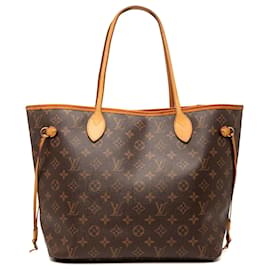 Louis Vuitton Marrone Monogram Neverfull MM