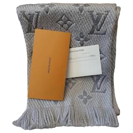 Sciarpa Louis Vuitton Logomania Monogram - Grigio