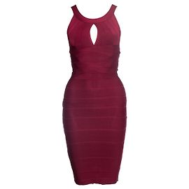 Herve Leger, Abito bodycon con spacco aperto