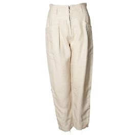 IRO, MIRA Hose beige mit tiefen Taschen