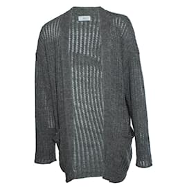 Autre Marque Mr.P., Strickjacke mit Taschen in Grau