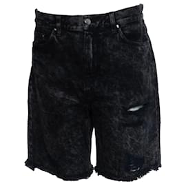 Pantaloncini in denim Trasher di Amiri, nero