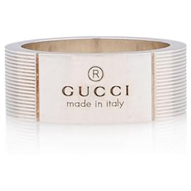 Gucci Trademark Ring aus Sterlingsilber - Größe 6 3/4