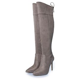 Stivali Michael Kors, Jamie suede stretch in taupe