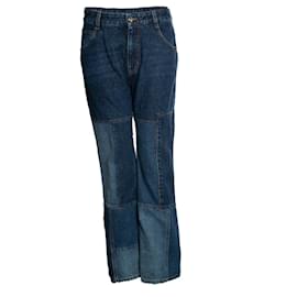 Chloé, vaqueros patchwork azul