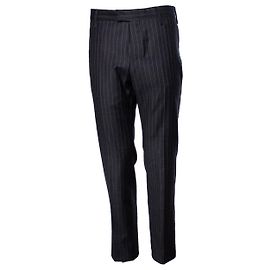 Gucci, pantaloni gessati grigi
