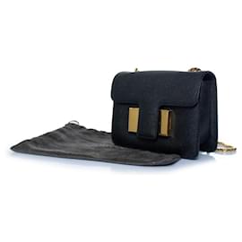 Tom Ford, borsa Sienna in pelle granulata nera