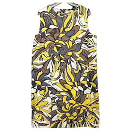 Max Mara Vestido sin mangas S MaxMara con estampado floral abstracto