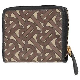 Burberry TB Monogram Small Zip-Around Wallet