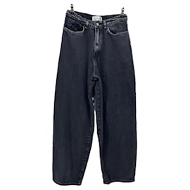 Vaqueros balloon de talle alto negros RONNY KOBO - Autre Marque