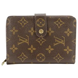 Cartera de doble pliegue Louis Vuitton Monogram