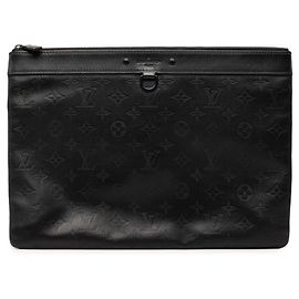 Pochette Louis Vuitton Monogram Shadow Discovery Clutch Bag
