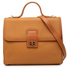 Borsa a tracolla in pelle marrone Gucci