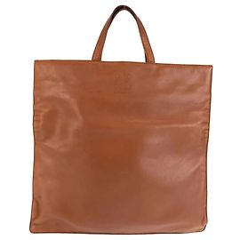 Sac cabas Loewe en cuir marron
