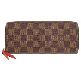 Cartera Louis Vuitton Clemence Damier Long