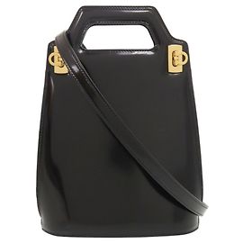 Borsa Salvatore Ferragamo Wanda Mini 2WAY Gancini Nera